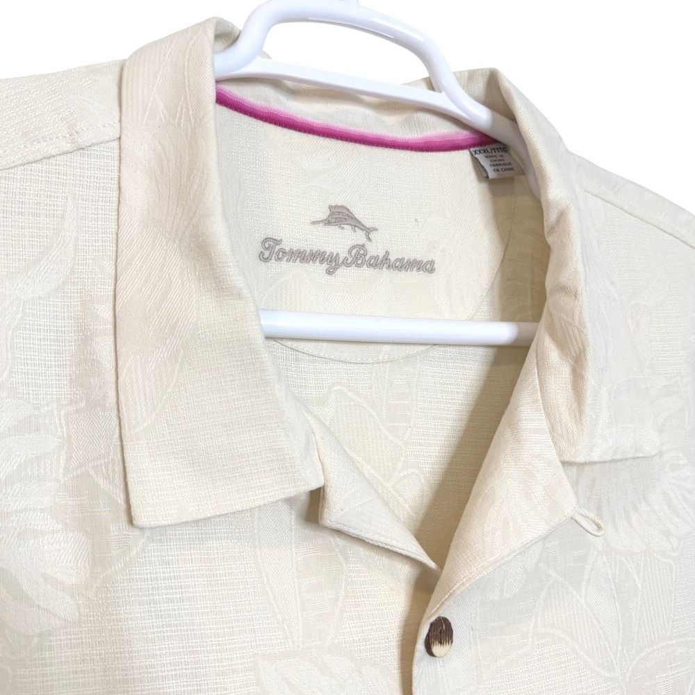 Tommy Bahama Silk Artist Series Hawaiian‎ Camp Shirt Camp Shirt 3XL Hawaiian - Picture 5 of 11